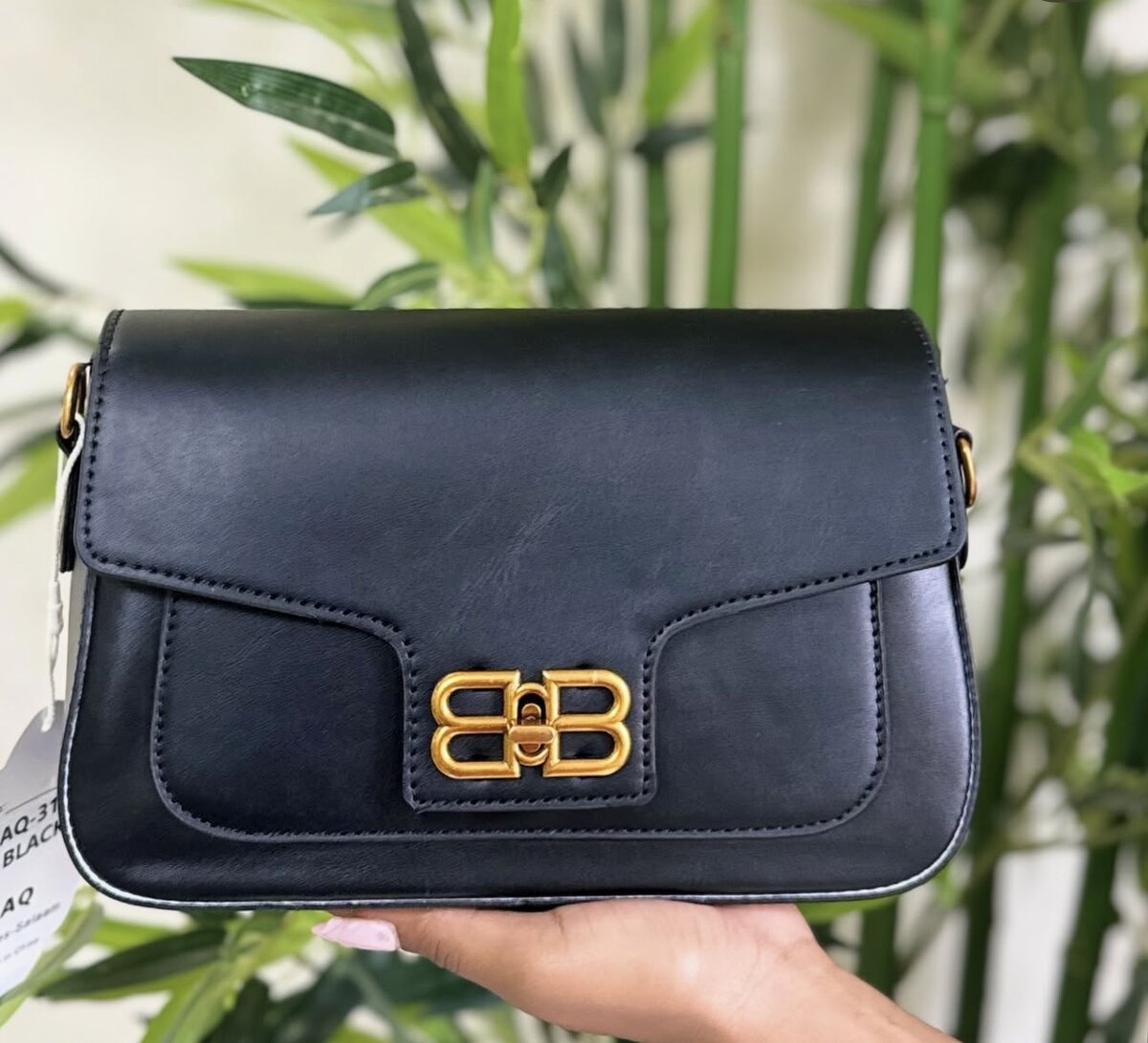 Leather BB Handbag
